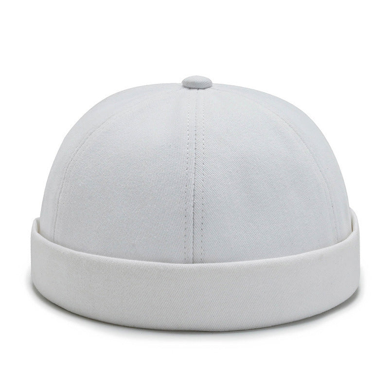 Skullcap Summer Hat Men's Autumn Brimless Cotton-padded Cap