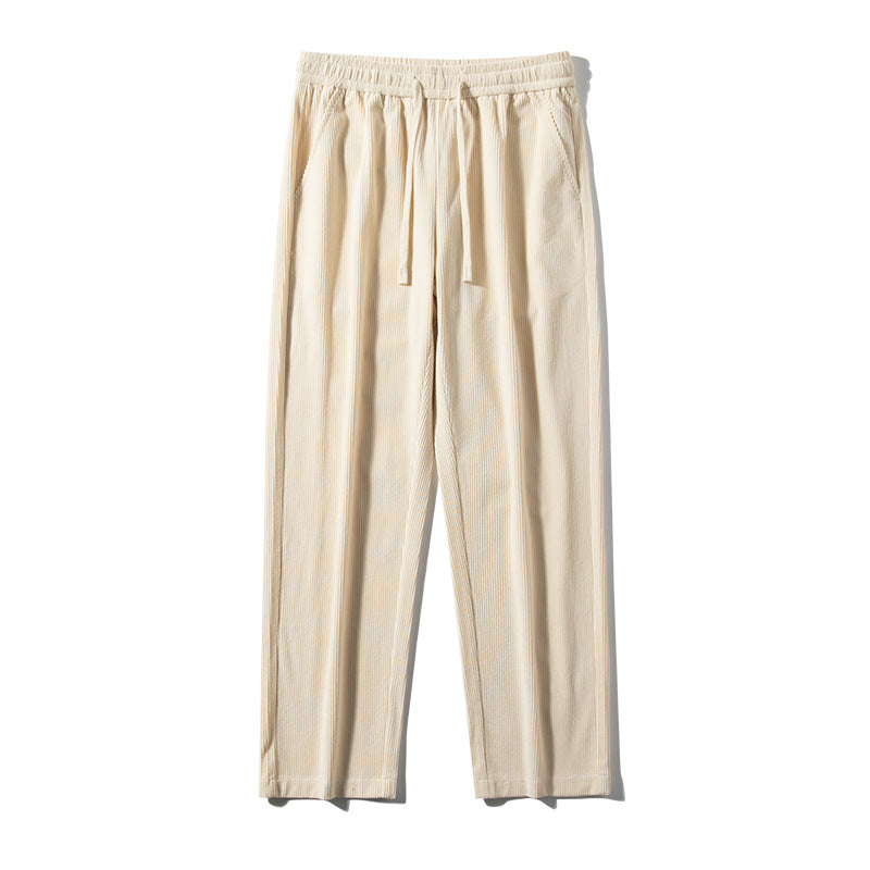 Corduroy Autumn And Winter New Fleece-lined Thick Casual Pants