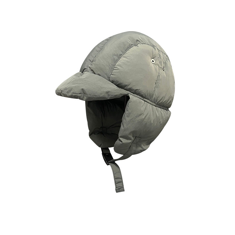 Down Cotton-padded Cap Women's Light Warm Ear Protection