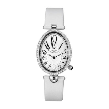 Drop Shape Retro Dignified Generous Style Oval Watch For Women