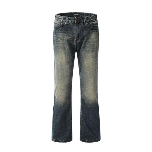 Loose Wide-leg Skinny American Retro Jeans For Men