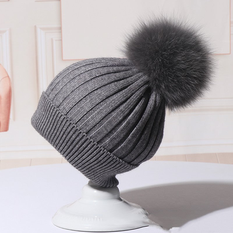 Women's Autumn Winter Woolen Cap Korean Style