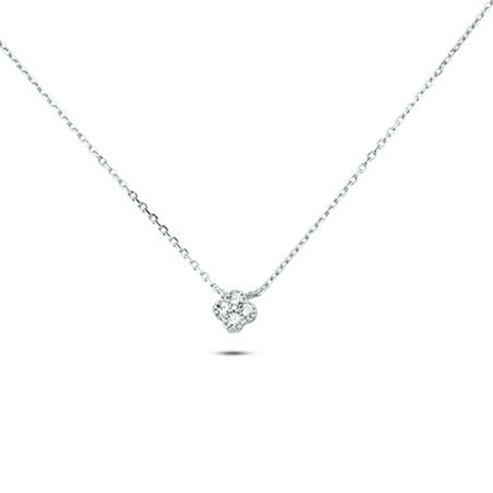 Petal Diamond Tophus Necklace European And American