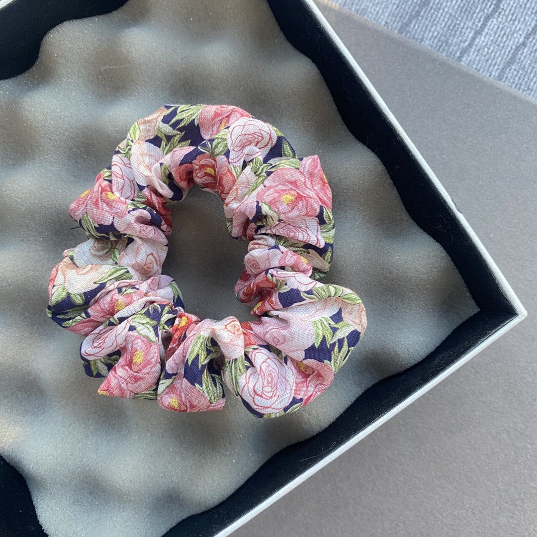 British Rose Floral Colored Cotton Headband