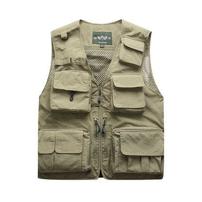 Multi-pocket fishing vest