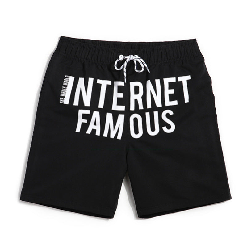 Men's Casual Sports Shorts Letter Loose Big Pants