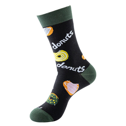 Mid-tube Star Animal Tide Socks