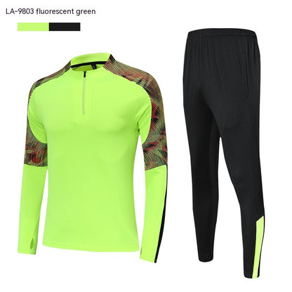 Soccer Suit Set Men's Long Sleeve Training Clothes Competition Team