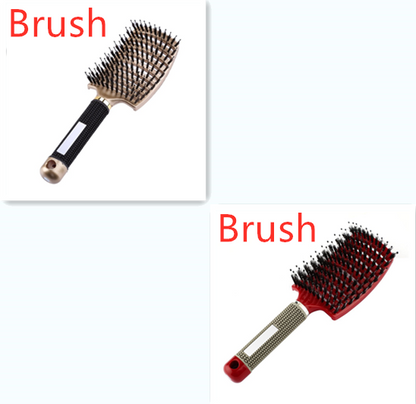 Hairbrush Anti Klit Brushy Haarborstel Women Detangler Hair Brush Bristle Nylon Scalp Massage  Teaser Hair Brush Comb