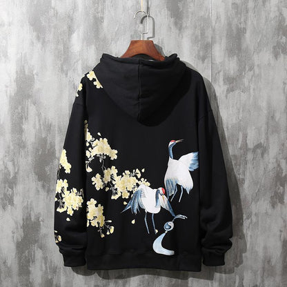 Chinese Style Couple Wear Autumn Hoodie Men's Thin