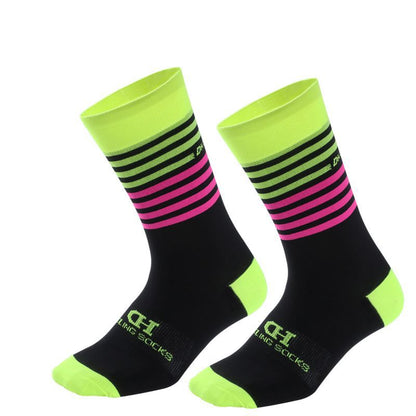 Breathable Sweat Wicking And Odor Resistant Sports Socks For Cycling