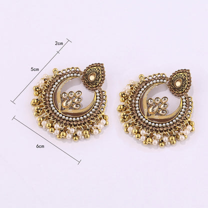 Women's Stylish Water Drop Metal Alloy Earrings