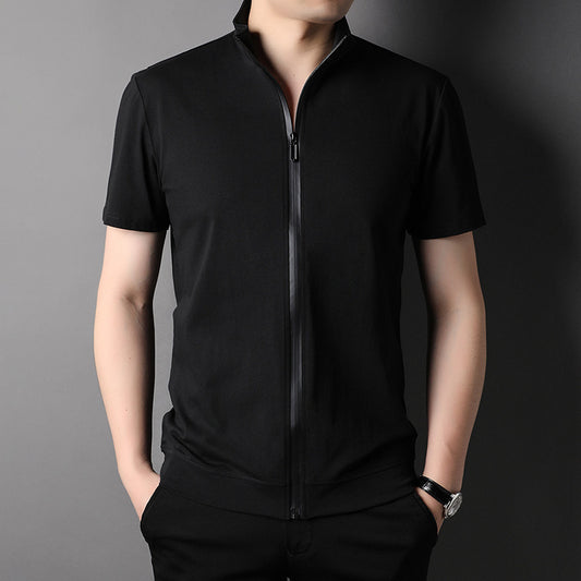 Fashion Short Sleeve T-shirt Men's Straight