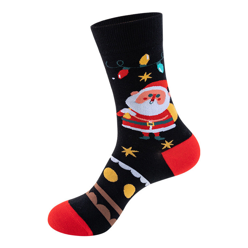 Mid-tube Star Animal Tide Socks