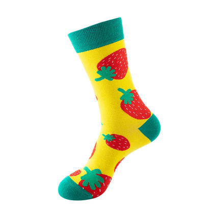 Mid-tube Star Animal Tide Socks