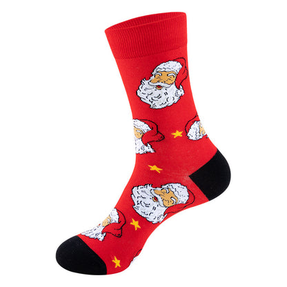 Mid-tube Star Animal Tide Socks