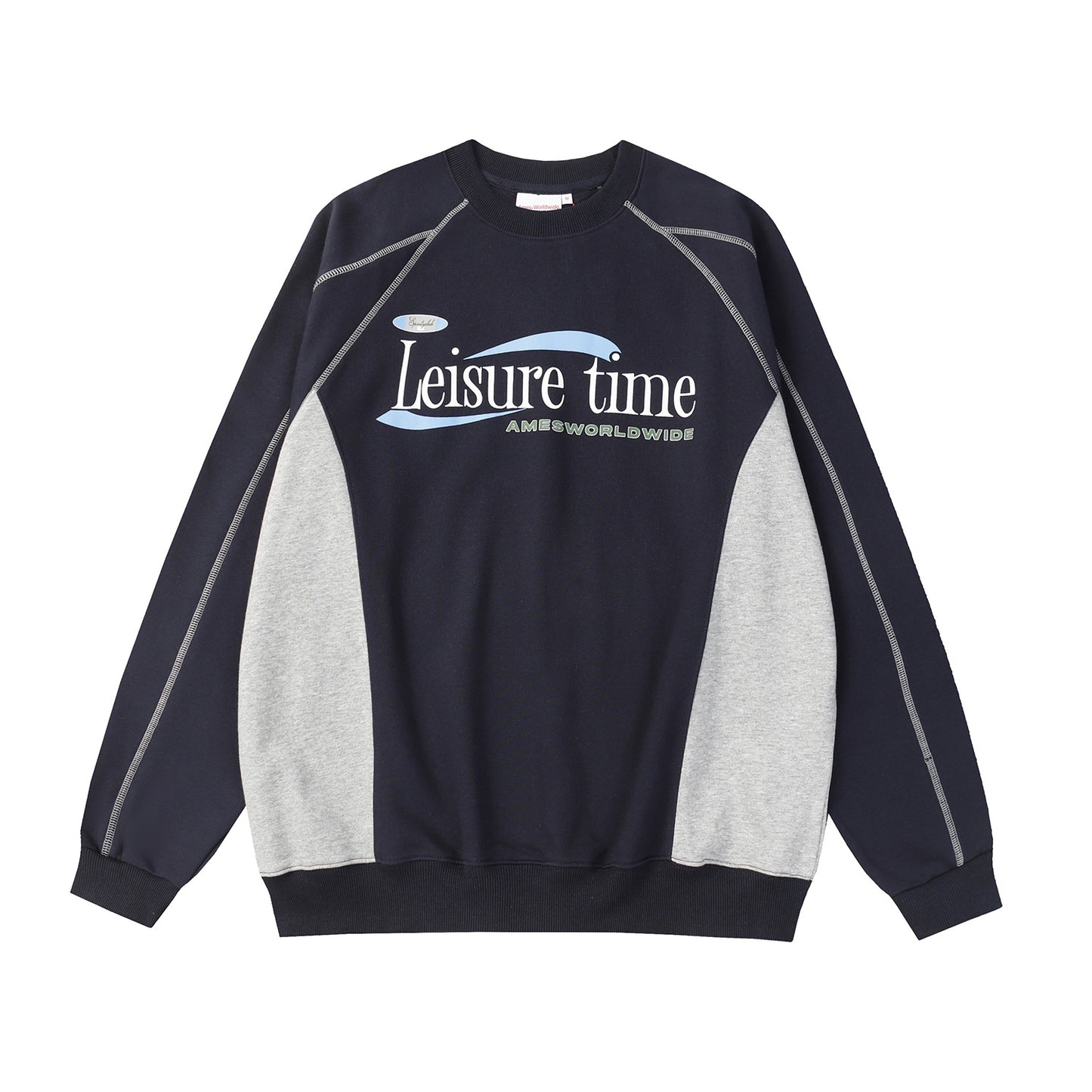 Retro Raglan Jersey Style Couple Casual Long Sleeve