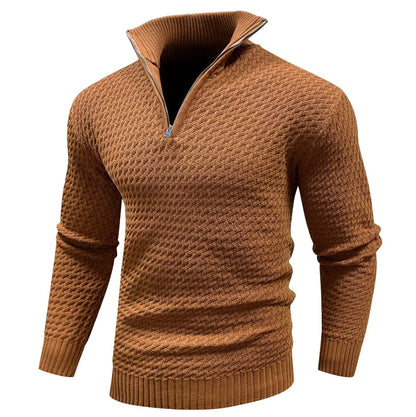 Men's Sweater Plus Size Half-turtleneck