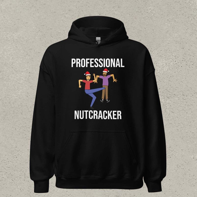 European And American Printing Plus Velvet Professional Nutcracker Hoodie