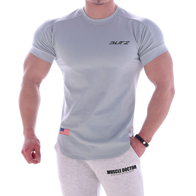 Quick-drying Workout Short Sleeve Men's T-shirt