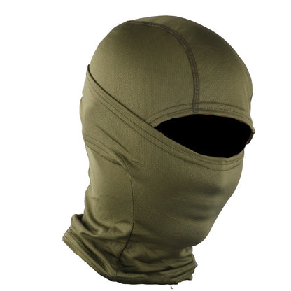 Solid Color Quick-drying Breathable Mask Tactical Protective Headgear Outdoor Cycling Full Face Protection