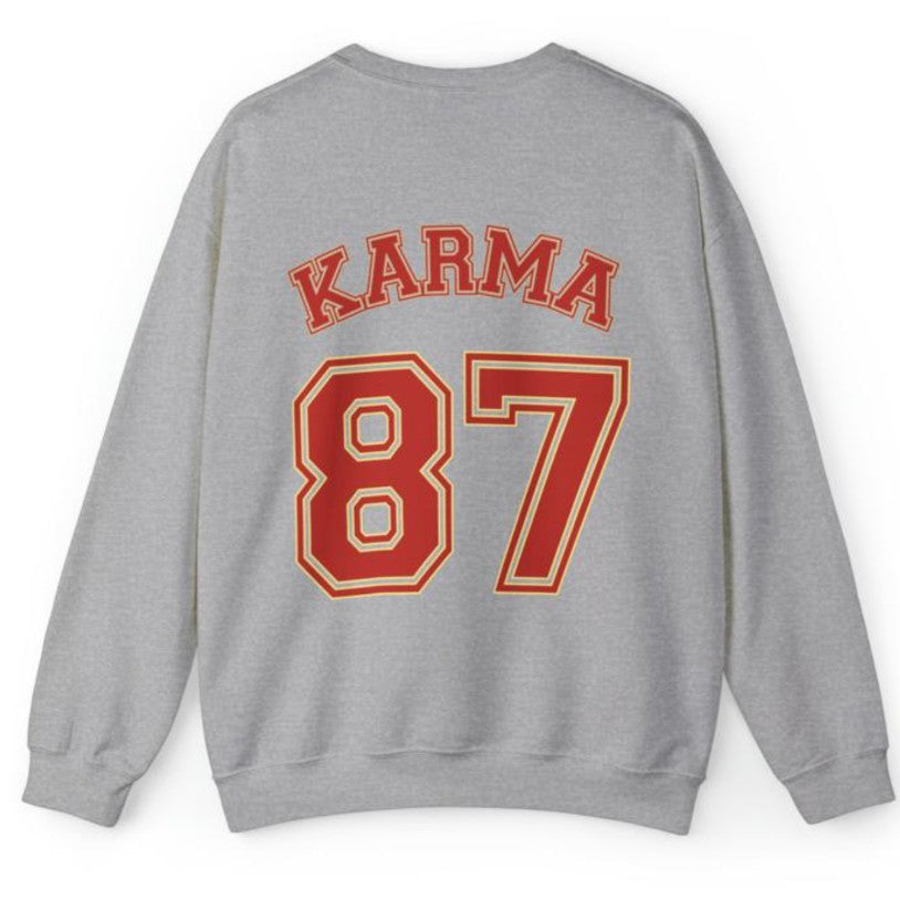 European And American Autumn And Winter Round Neck Letter Karma Sweatshirt