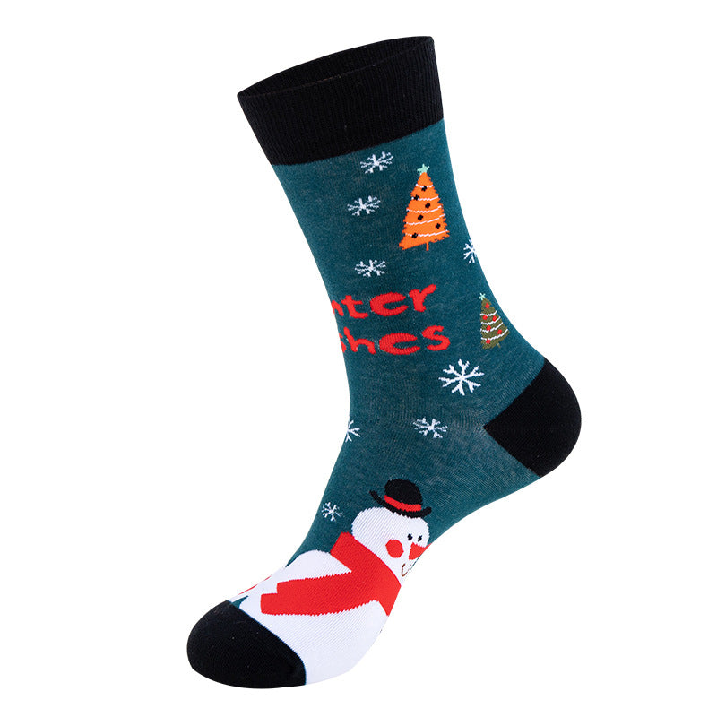 Mid-tube Star Animal Tide Socks