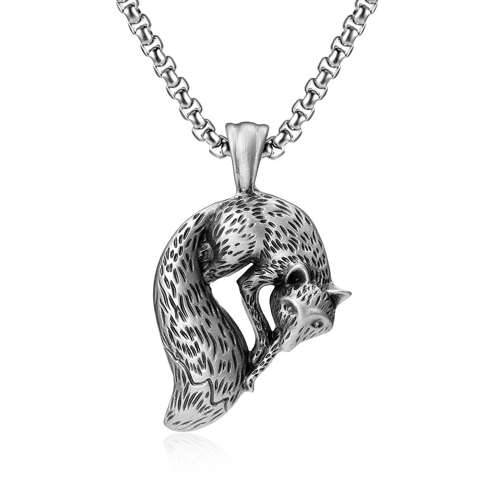 Fox Necklace Personality Men & Women Trendy Simple Accessories