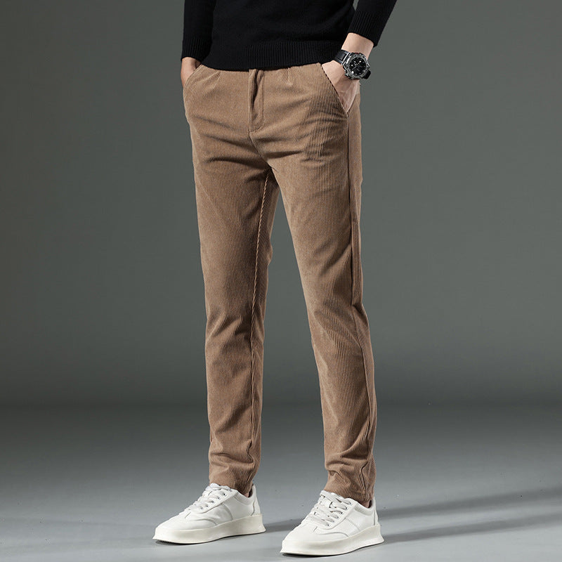 2023 New Korean Style Fashion Elastic Casual Long Pants Men's Pants Spring And Autumn New Men's Jeans Slim Fit Skinny