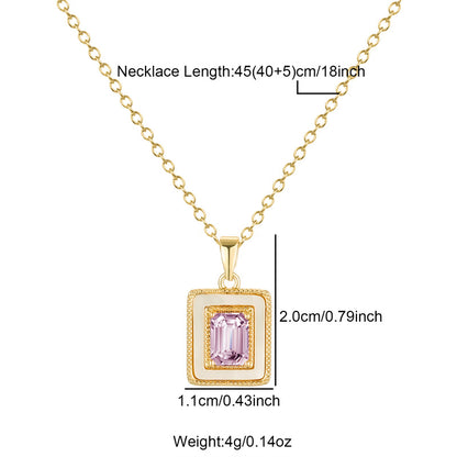 Light Luxury Design Pendant Necklace