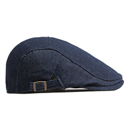 Simple Light Board Washed Denim Hat Men And Women All-match Retro Peaked Cap