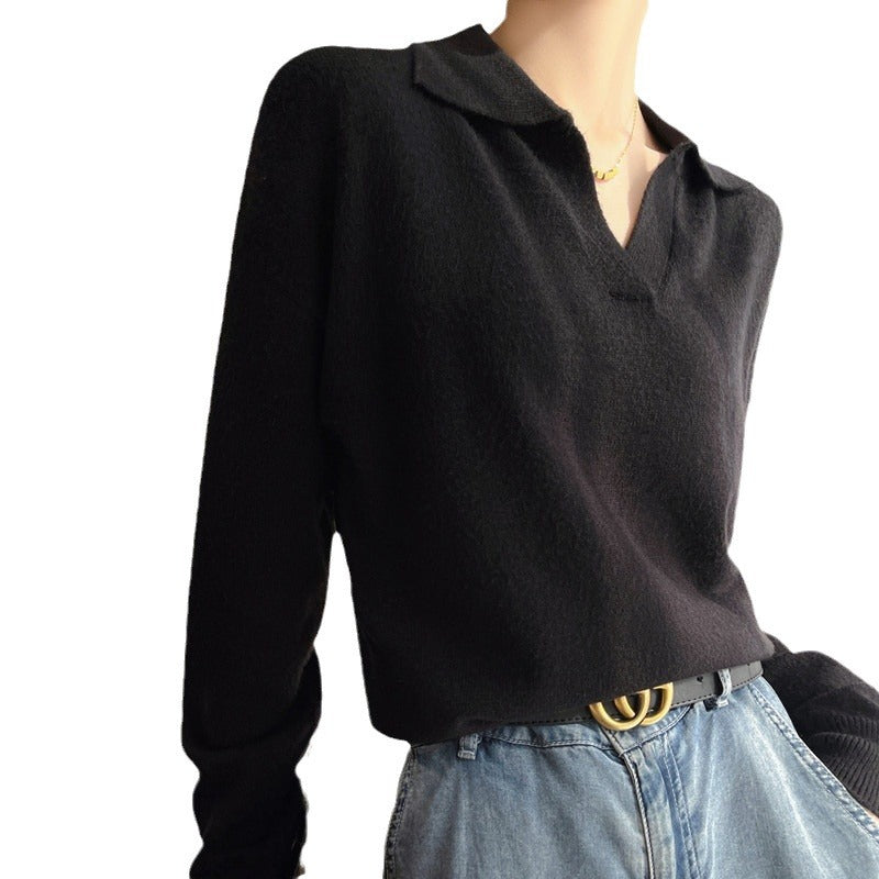 Knitted Leisure Gentle Soft Glutinous Sweater