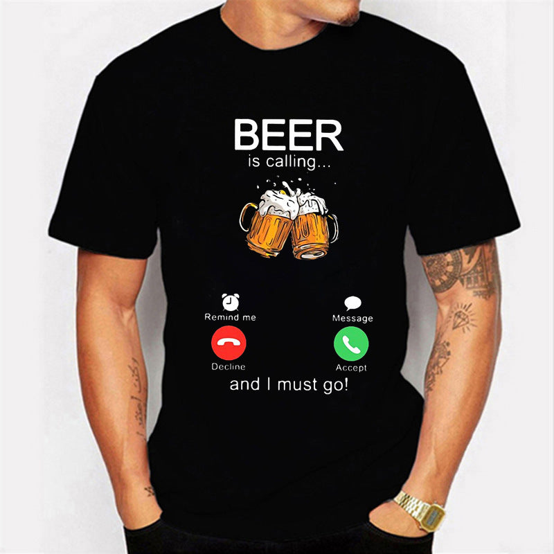 Men's T-shirt Weekend Casual Friday Beer Casual