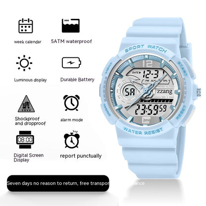 Summer Waterproof Children Girl Electronic Watch