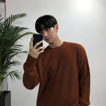 Pullover Crew Neck Casual Warm Sweater