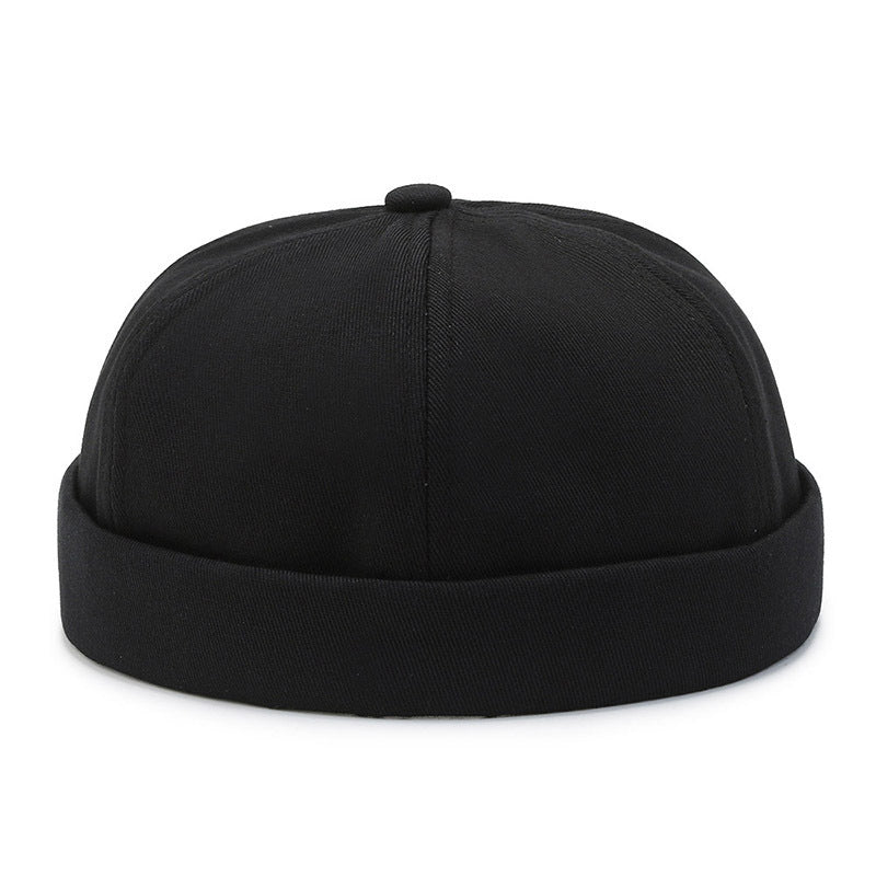 Skullcap Summer Hat Men's Autumn Brimless Cotton-padded Cap