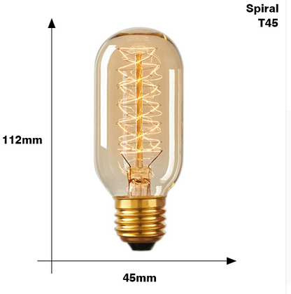 Edison Bulb E27 220V 40W ST64 A19 T45 G80 G95 G125 Incandescent filament bulb lighting Retro Edison Light Bulb