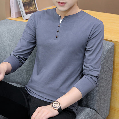 Men's Sweater Top T-shirt Versatile Casual Bottoming Shirt