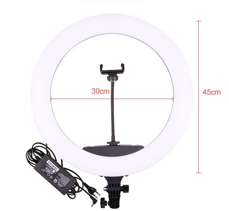 Multi-camera Live Broadcast Ring Light With 16-inch Beautifying Light