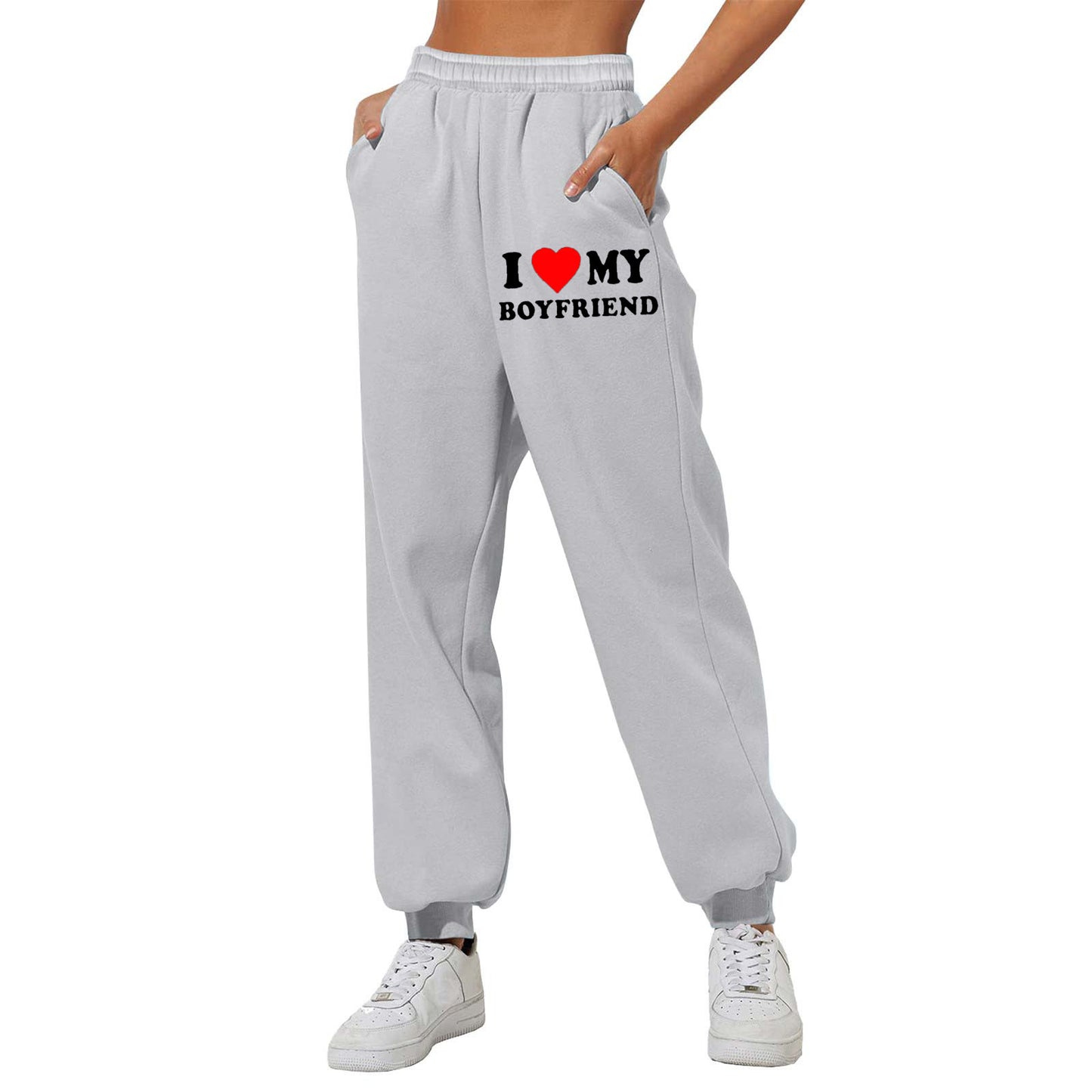 Men's And Women's Fashionable Printed Casual Sanitary Pants