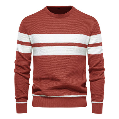 Fashion Casual Striped Men's Sweater