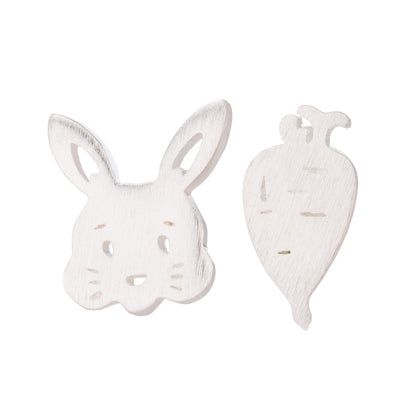 All-matching Compact Bunny Carrot Ear Studs