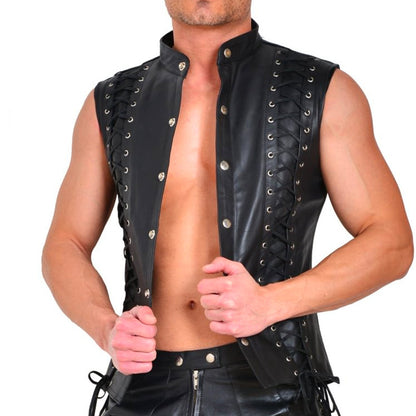 Single-breasted Slim Fit Skinny Fashion Vest