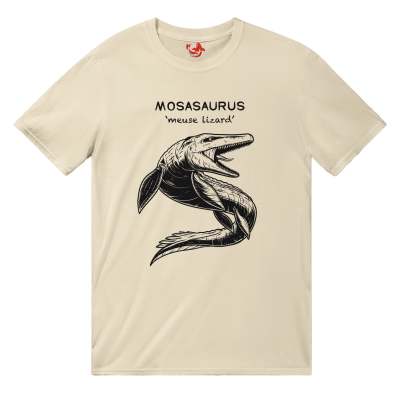 European And American Prehistoric Marine Reptiles Unisex T-shirt Digital Printing