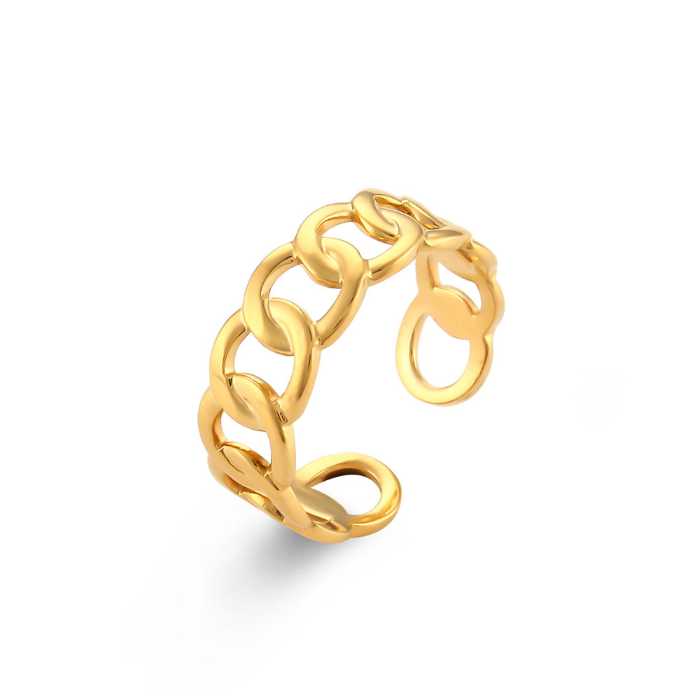 European And American Gold Ring Ornament