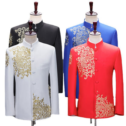 Zhongshan Suit Men's National Style Host Suit