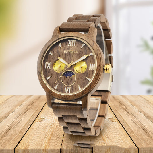 Fashion Sports Quartz Wooden Watch