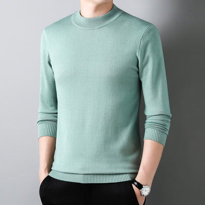 Long Sleeve Bottoming Casual All-match Round Neck Sweater Stretch Top