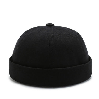 Skullcap Summer Hat Men's Autumn Brimless Cotton-padded Cap