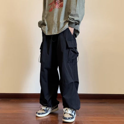 Loose Straight Cargo Pants Spring And Autumn Men